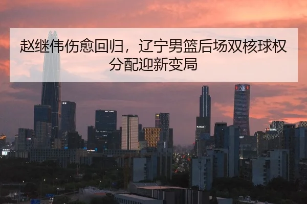 赵继伟伤愈回归，辽宁男篮后场双核球权分配迎新变局